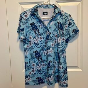 Waggle golf polo size medium.